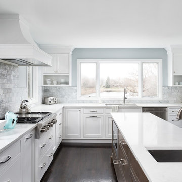 Transitional Kitchen and First Floor Leesburg Remodel - Naperville