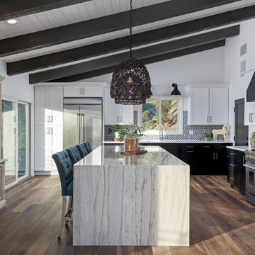 Transitional Kitchen | Complete Remodel | Hollywood Hills