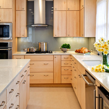 Transitional Kitchen in Historic Home Renovation, Corvallis, Oregon