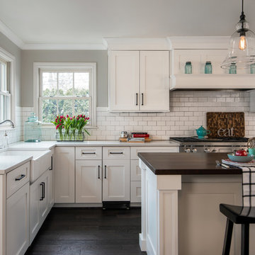 Transitional Kitchen Remodel and Addition in Birmingham, MI
