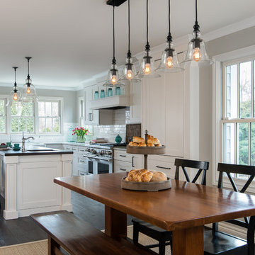 Transitional Kitchen Remodel and Addition in Birmingham, MI