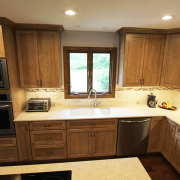 Transitional Kitchen with Cappucino Cabinets ~ Hudson, OH