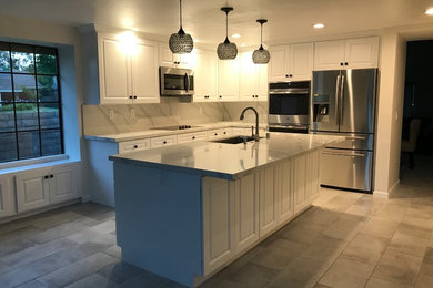 Transitional L-Shaped Kitchen Renovation