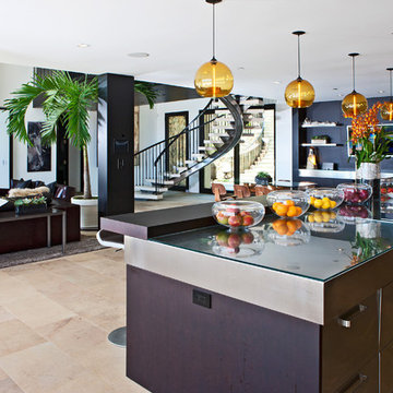 Transitional Malibu beach front estate, California