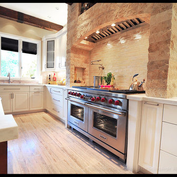 Transitional Mediterranean Kitchen