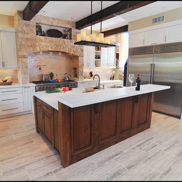 Transitional Mediterranean Kitchen