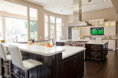 Transitional Meets Contemporary Kitchen