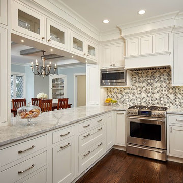 Transitional North Shore Kitchen