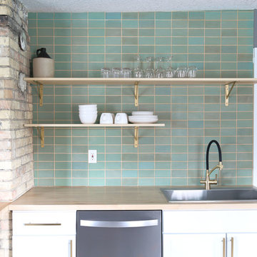 Transitional Old Copper Kitchen