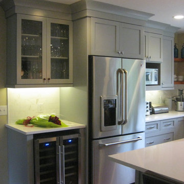 Transitional Painted Kitchen
