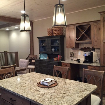 Transitional, Rustic Kitchen