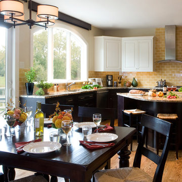 Transitional Tuscan Inspired Kitchen