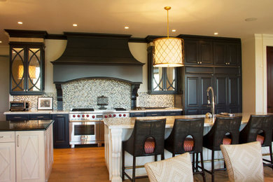 Inspiration for a transitional kitchen remodel in Boston