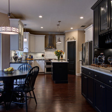 Transitional Two Toned Kitchen