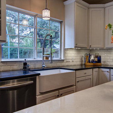 Transitional Two Toned Kitchen