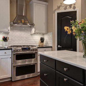 Transitional Two Toned Kitchen