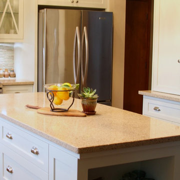 Transitional White kitchen remodel