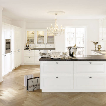 Transitional White Kitchens by Alno