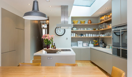 Kitchen Storage Dilemma: Cabinets, Shelves or Nothing?