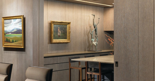 The Beauty of Contrast: Traditional Art in Contemporary Rooms