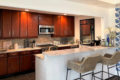 Example of an eclectic kitchen design in Philadelphia