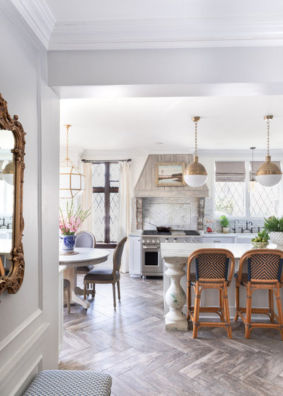 American Traditional Kitchen by Tiffany Skilling Interiors