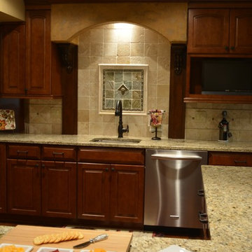 Tuscan Basement, Tuscan Kitchen, Genesee Wisconsin contractor