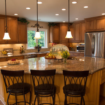 Tuscan kitchen designed for a cook