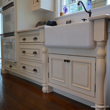 Tuscan White Cream - Cabinet Remodel in Cross River NY