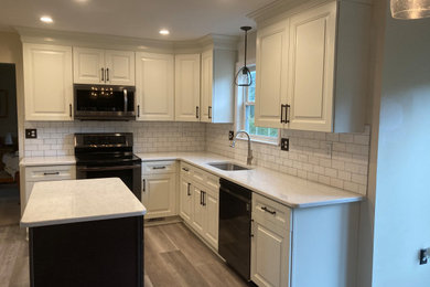 Two-Step Crown Molding Kitchen Remodel