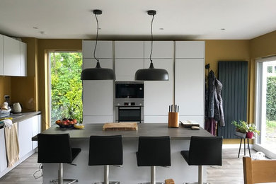 Contemporary kitchen in Edinburgh.