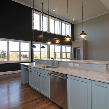Two Story Kitchen and Living