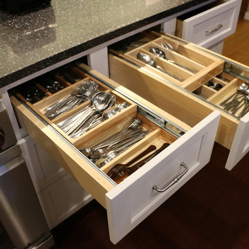 Two Tiered Cutlery Drawer Storage