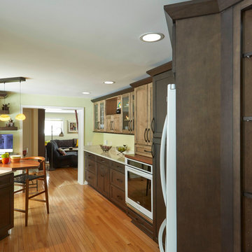 Two tone galley kitchen in Riverwoods