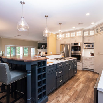 Two Tone Traditional Kitchen Renovation