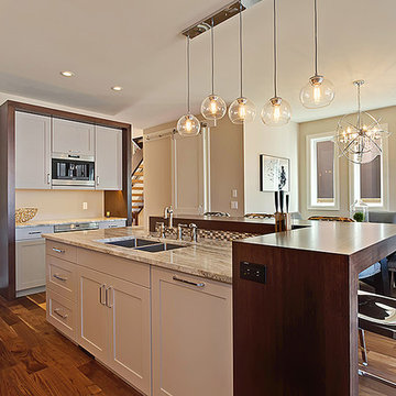 Two Toned Contemporary Kitchen