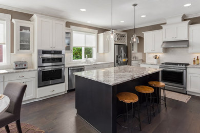 Traditional kitchen in New York.