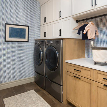 Two-Toned Warm Kitchen Remodel