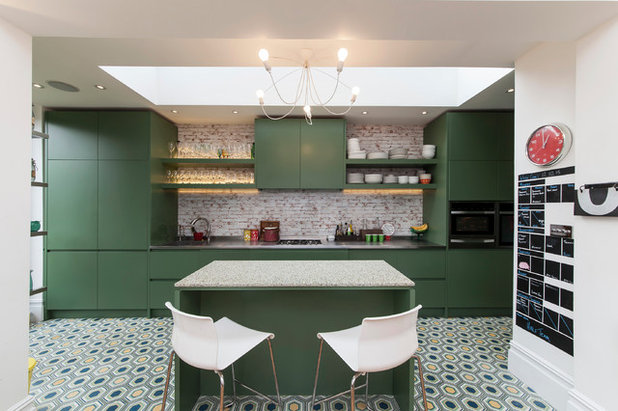 Transitional Kitchen by aegis interior design ltd