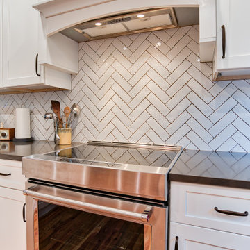 U Shape Kitchen Shaker White