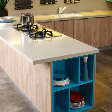 U Shaped Kitchen Cabinet - Nordland II