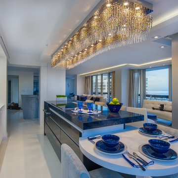 Ultra-Contemporary Miami kitchen