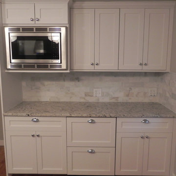 Undercounter fridge and Microwave