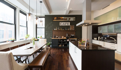 Houzz Tour: Coffee and World Travel Inspire a Bachelor Pad