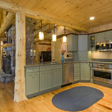 Unique Hybrid of Conventional, Timber and Log Framed Home