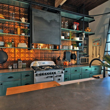Unique Wainscoting in the Kitchen