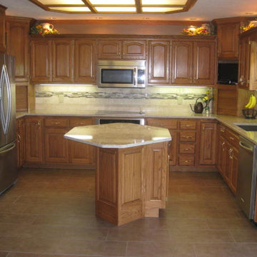 Updated kitchen with tile in Norfolk