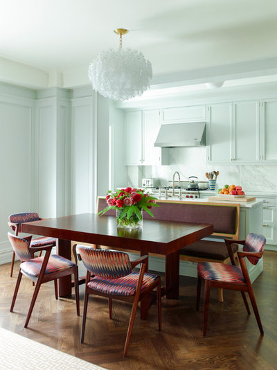 Transitional Kitchen by Anik Pearson Architect, P.C.