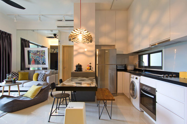 Contemporary Kitchen by KNQ Associates