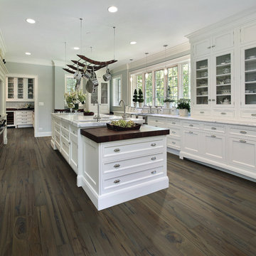 Upscale kitchen with Hallmark Floors Heirloom: Autumn Stone